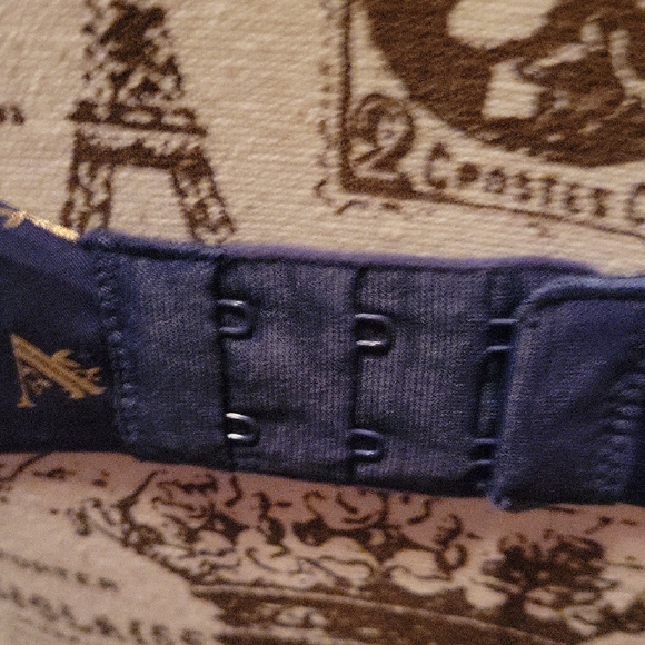 Victoria's Secret Blue and Gold Full-Coverage Bra - Picture 6 of 16